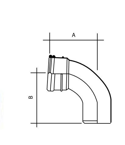 UPVC SOIL ELBOW 87.5° 3