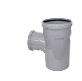 UPVC SOIL DBL SKT TEE 921/2 DEG 6''X4