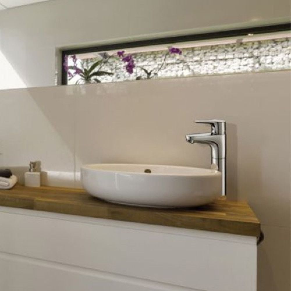 KLUDI POLARIS SINGLE - LEVER BASIN MIXER WITH RAISED BASE DN15