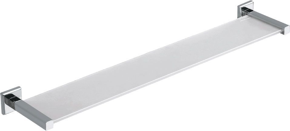 KLUDI RAK GLASS SHELF CHROME | 480 MM