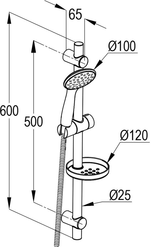 KLUDI RAK SHOWER SET 1S | DN15