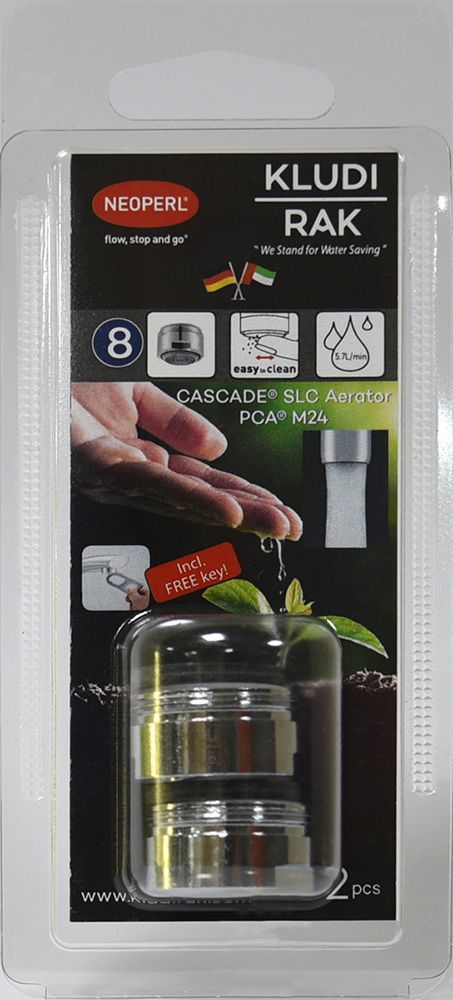 KLUDI RAK CASCADE SLC AERATOR PCA® MODELS 5.7L/MIN SIZE M24X1