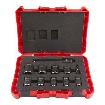 MILWAUKEE SHOCKWAVE™ IMPACT DUTY SOCKET SET DEEP SET | 1/2 | 10 PCS