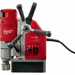 MILWAUKEE MAGNETIC DRILLING PRESS WITH ELECTRO MAGNET, AUTOSTOP, 110V
