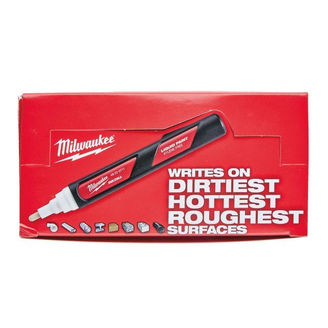 MILWAUKEE INKZALL PAINT MARKER WHITE