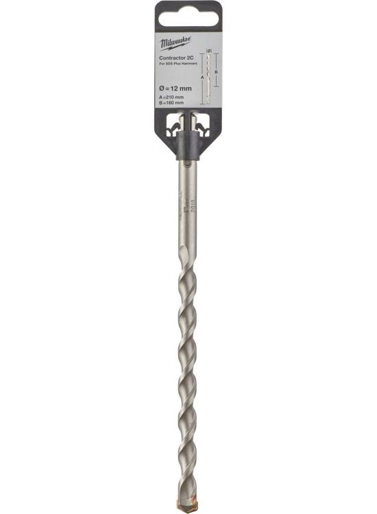 MILWAUKEE HAMMER DRILL BIT SDS+ CONTRACTOR 12X210 - 1 PC