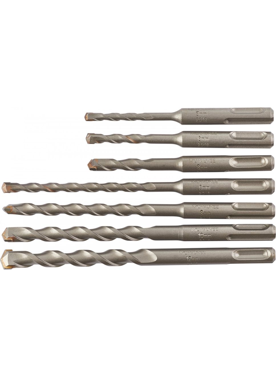 MILWAUKEE HAMMER DRILL BIT SDS+ CONTRACTOR SET - 7 PC EU