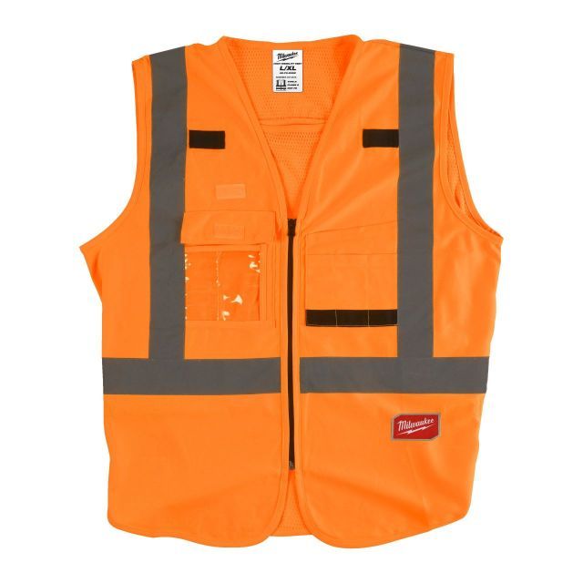 MILWAUKEE Hi-Visibility Vest Orange - L/XL -1pc