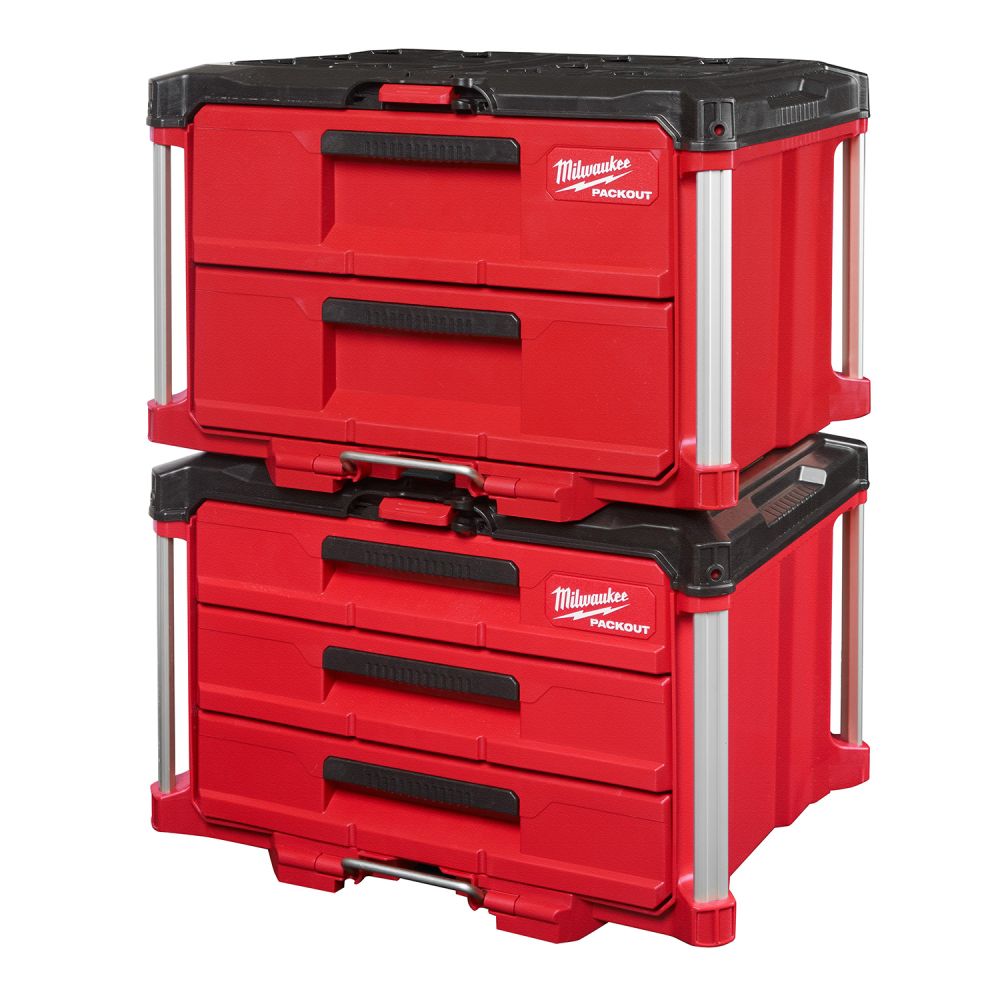MILWAUKEE PACKOUT 3 DRAWER TOOL BOX
