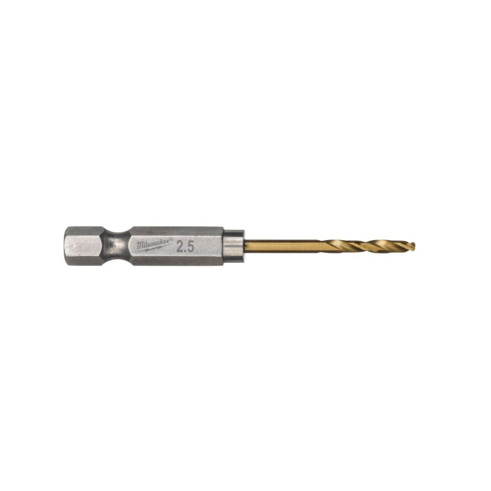 MILWAUKEE METAL DRILL BIT SHW HSS-TIN RED HEX | 4MM | 10 PCS