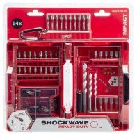 MILWAUKEE SHOCKWAVE CD DRILL & DRIVE + CARABINER SET | 54 PCS