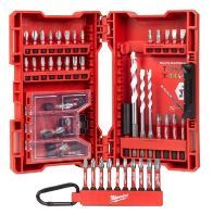 MILWAUKEE SHOCKWAVE CD DRILL & DRIVE + CARABINER SET | 54 PCS