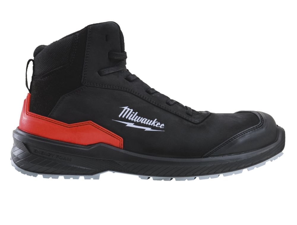 MILWAUKEE FLEXTRED S3S SAFETY BOOTS BLACK 1M110133 ESD SC FO SR | 41 EU/7 UK
