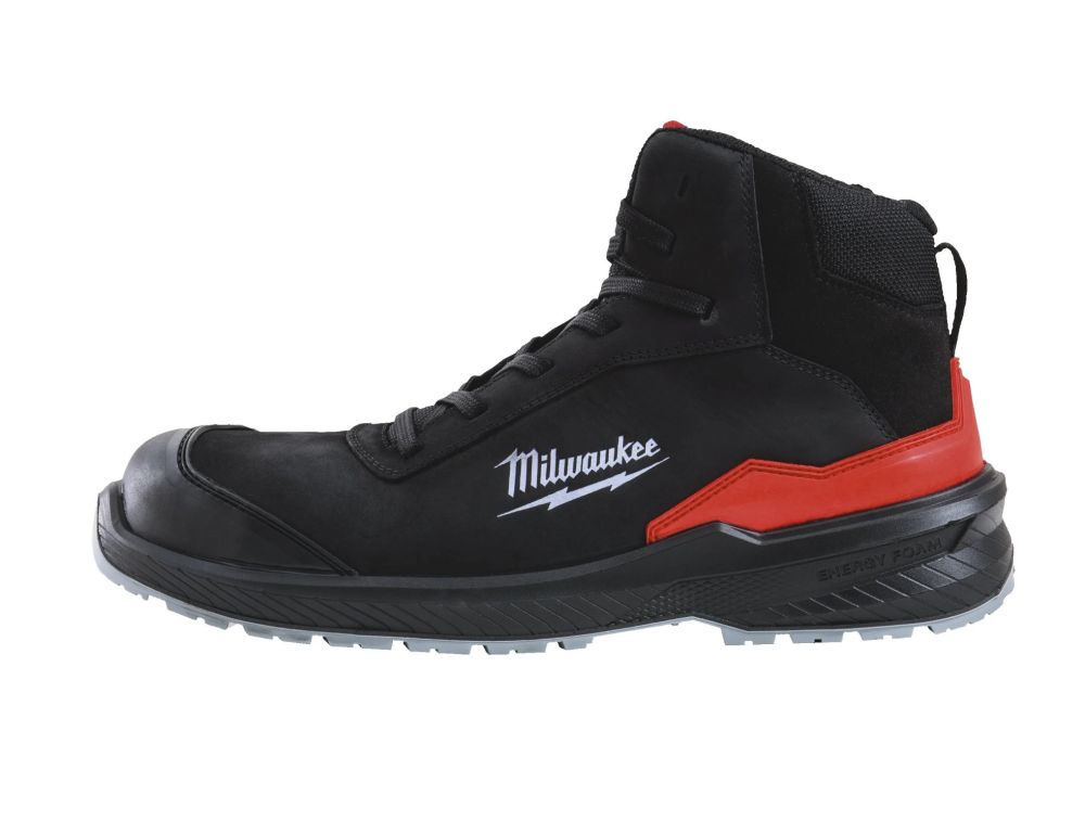 MILWAUKEE FLEXTRED S3S SAFETY BOOTS BLACK 1M110133 ESD SC FO SR | 43 EU/9 UK