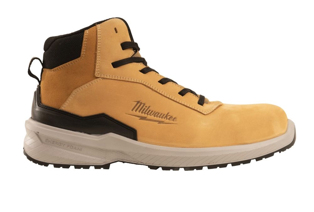 MILWAUKEE FLEXTRED S3S SAFETY BOOTS BEIGE 1M171311 ESD FO SR | 39 EU/6 UK