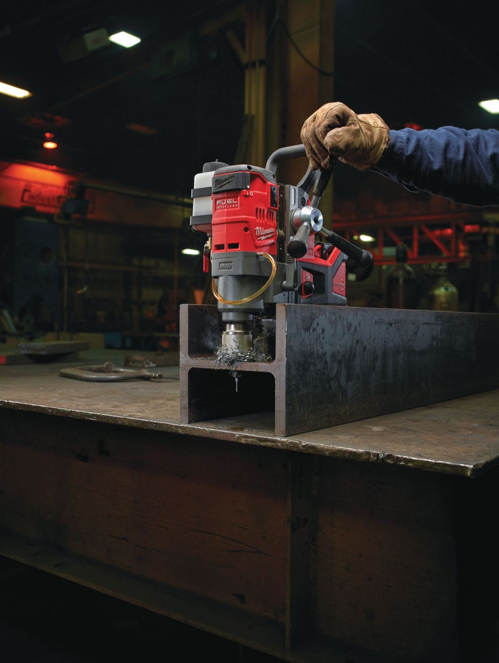 MILWAUKEE M18 FUEL DRILLING PRESS MAGNETIC WITH MAGNET KIT | [M18FMDP-502C]