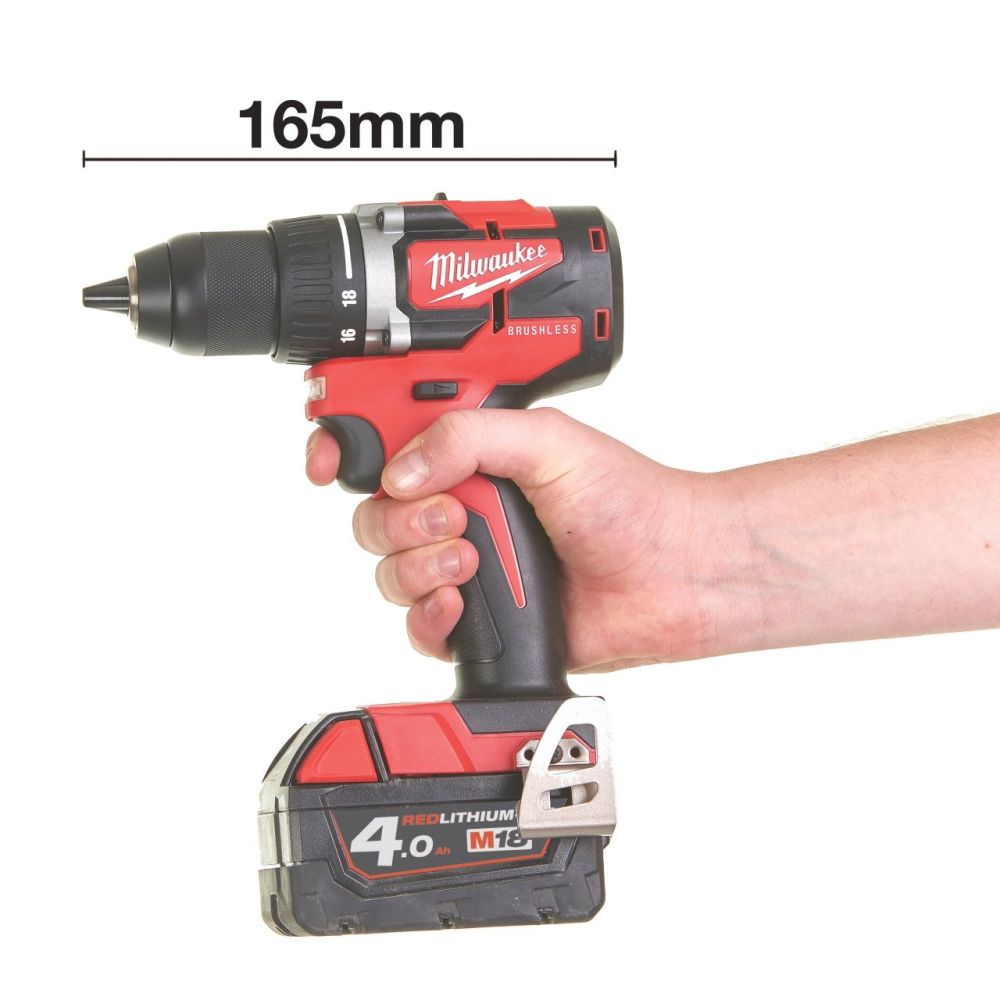 MILWAUKEE M18 COMPACT BRUSHLESS DRILL DRIVERÂ ZERO VERSION | [M18CBLDD-0X]