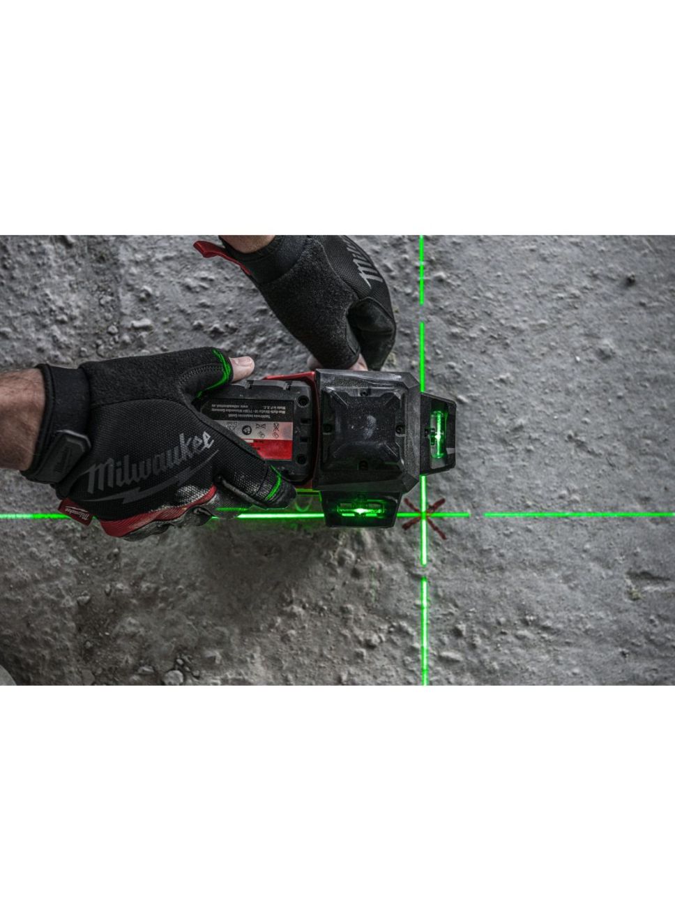 MILWAUKEE M12 GREEN 360? 3 PLANE LASER KIT, 1 X 4.0 AH LI-ION BATTERY AND CHARGER|[M123PL-401C ]
