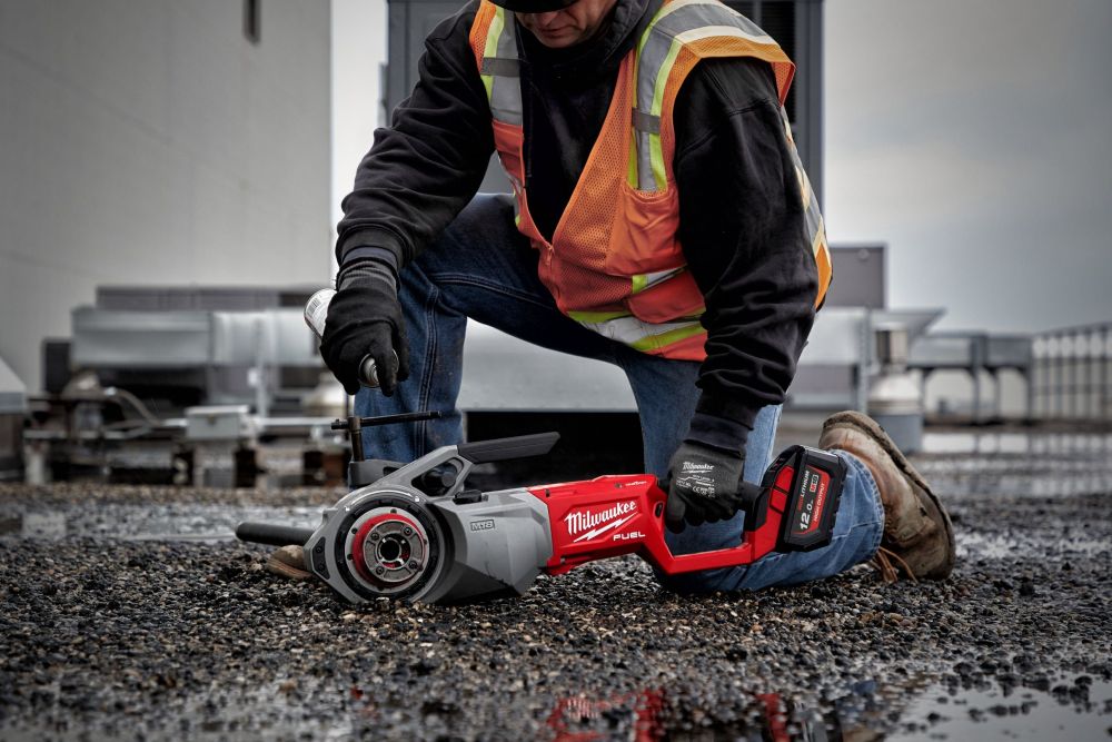 MILWAUKEE M18 FUEL PIPE THREADER WITH ONE-KEY [BARE TOOL] | 18V, 2 INCH|[M18FPT2-0C ]