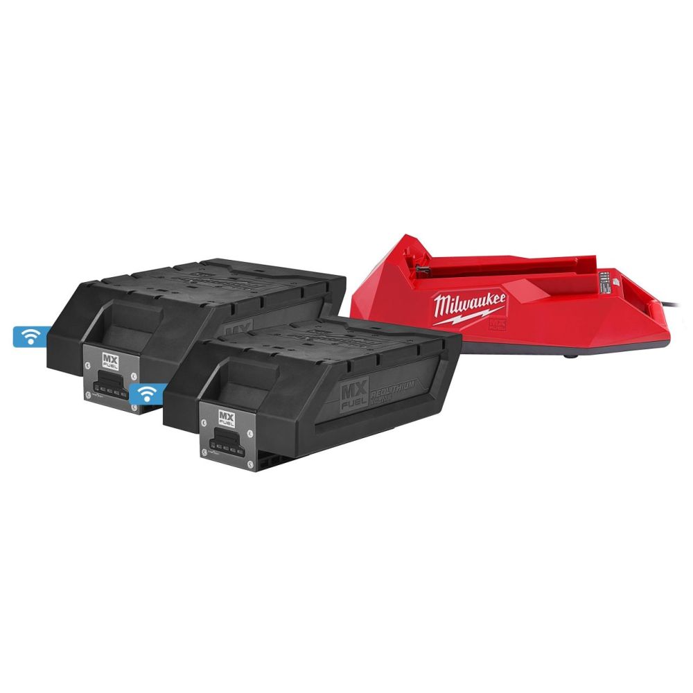 MILWAUKEE MX FUEL BACKPACK CONCRETE VIBRATOR [MXFCVBP-602] with 2 x MXFXC406 BATERY PACK & MXF C CHARGER