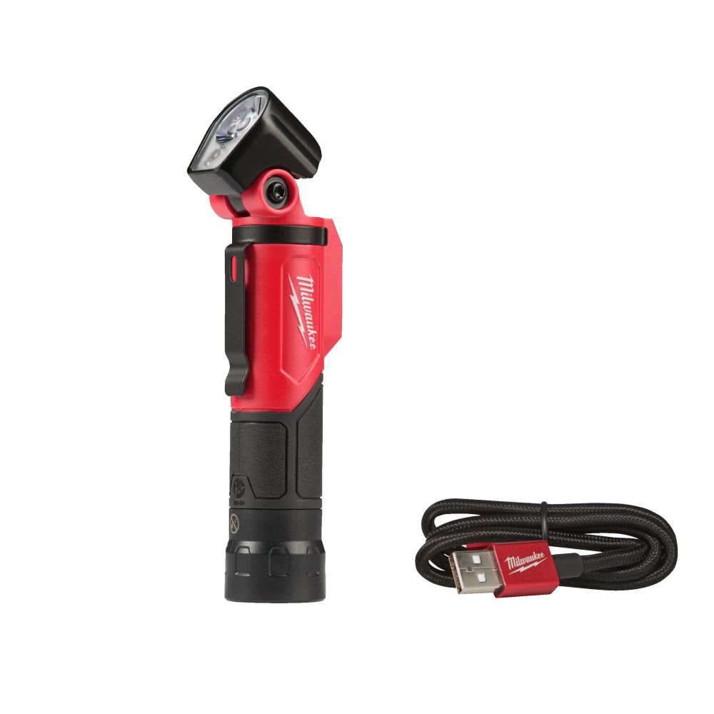 MILWAUKEE USB RECHARGEABLE PIVOTING WORK LIGHT, L4 PWL-301, 1 BATTERY PACK, BLISTER