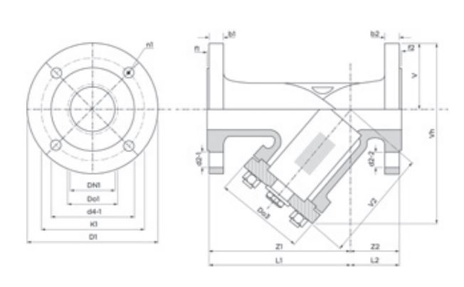 PEGLER DUCTILE IRON Y STRAINER PN16 V912 | D125