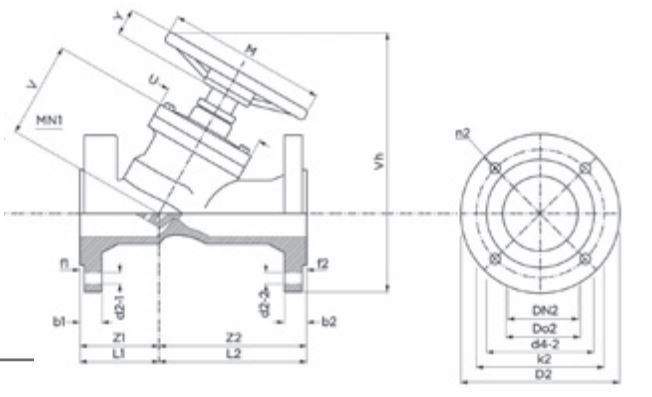 PEGLER DUCTILE IRON DOUBLE REGULATING VALVE PN16 V952 | DN 80