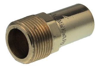 PEGLER VSH XPRESS COPPER MALE ADAPTOR | S8/6280G | 22 MM X 1/2 IN