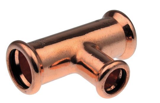 PEGLER VSH XPRESS COPPER REDUCED TEE | S25/7130 | 54 X 54 X 22 MM