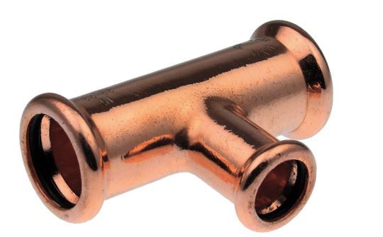 PEGLER VSH XPRESS COPPER REDUCED TEE | S25/7130 | 66.7 X 66.7 X 35 MM