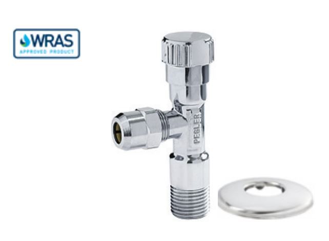 PEGLER ANGLE VALVE RW 76 | 1/2 IN X 1/2 IN