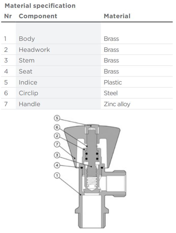 PEGLER CHROMIUM PLATED BRASS ANGLE VALVE 79 | 1/2 IN