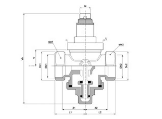 PEGLER PRESSURE REDUCING VALVE FXF PARALLEL THREAD PRV4 PT | 2 IN