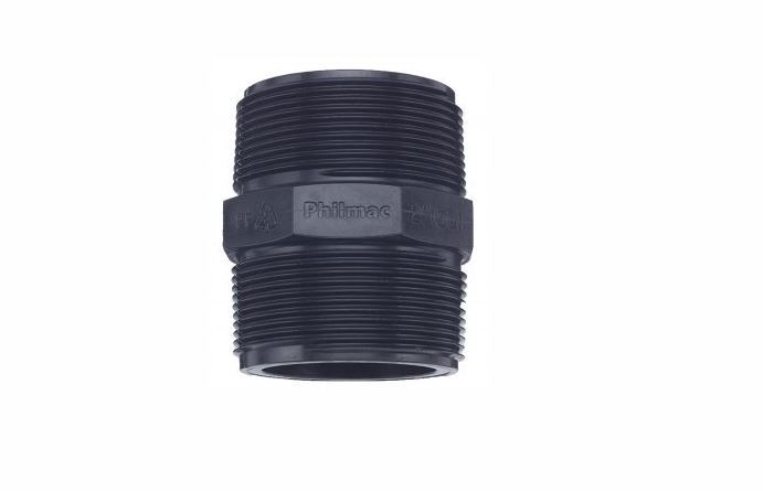 POLY MALE THREADED REDUCING NIPPLE 1 X 1/2