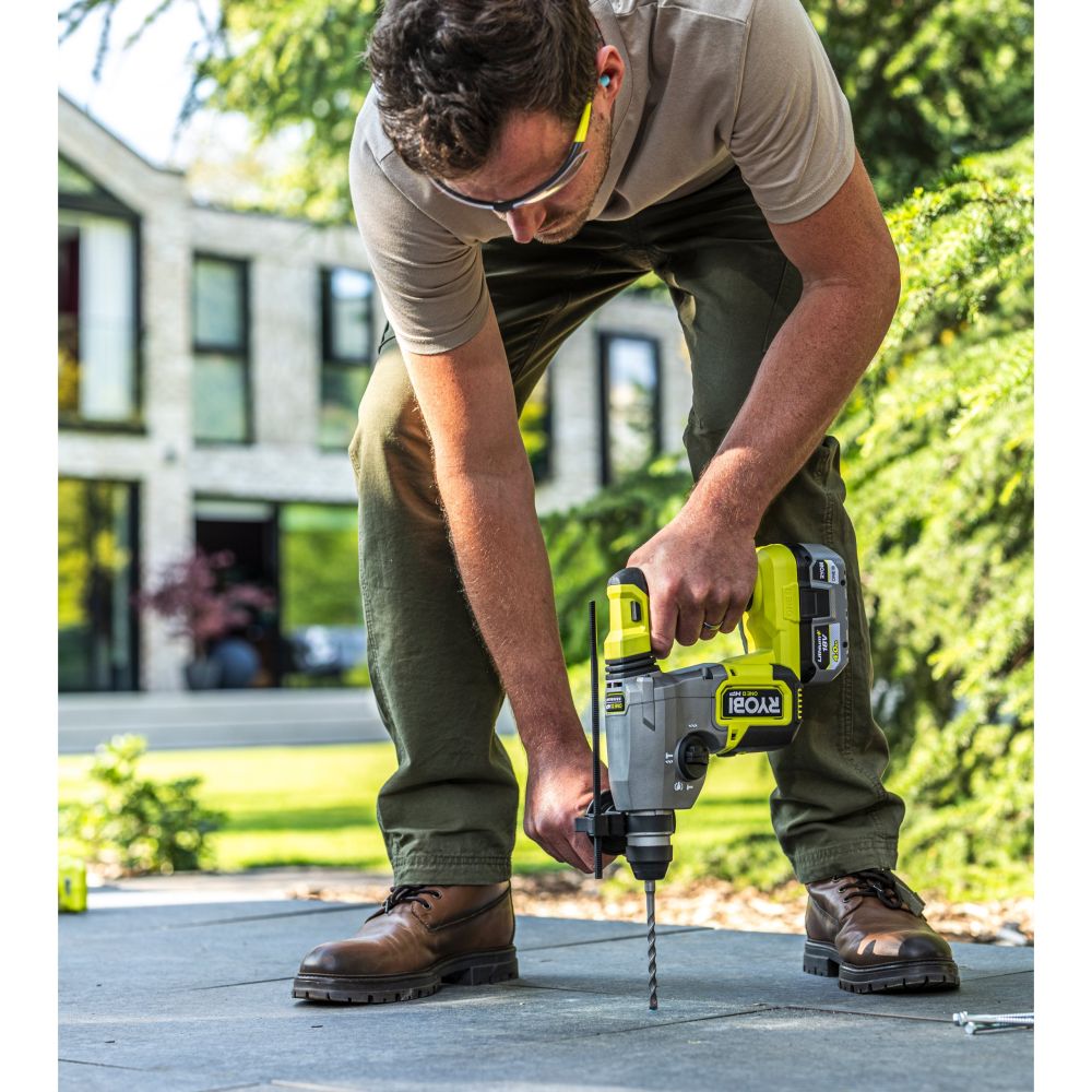 RYOBI 18V ONE+ CORDLESS 4-MODE SDS+ DRILL, BARE TOOL [R18SDS-0]