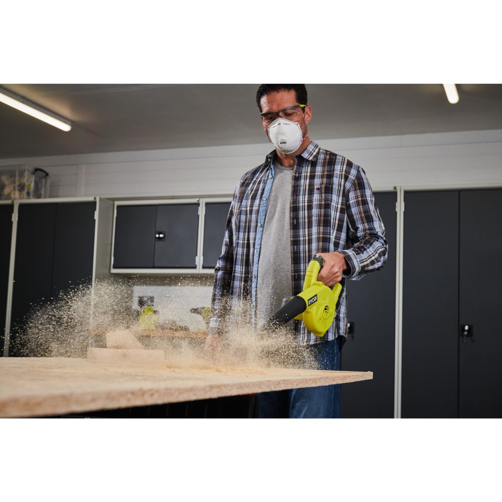 RYOBI 18V ONE+ CORDLESS TOOLSHOP BLOWER, BARE TOOL [R18TB-0]