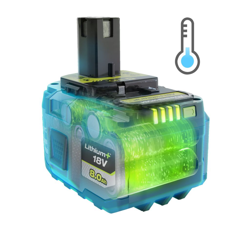 RYOBI 18V ONE+ LITHIUM HIGH ENERGY BATTERY | 8.0 AH [RB1880T]