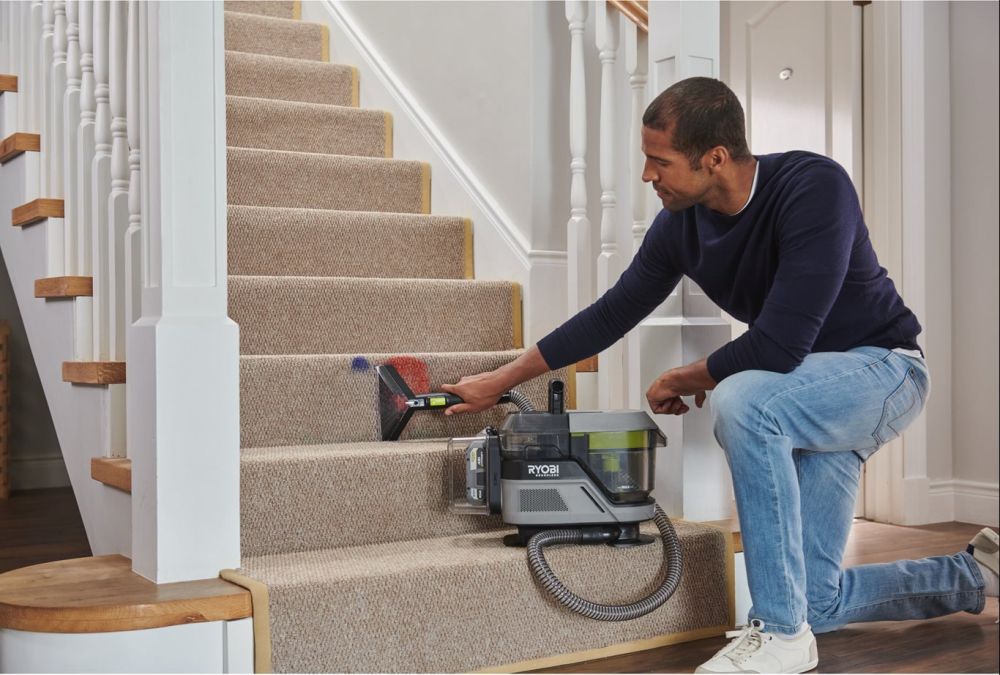 RYOBI 18V ONE+ CORDLESS BRUSHLESS SWIFT CLEAN STAIN REMOVER, BARE TOOL [RDC18BL-0]