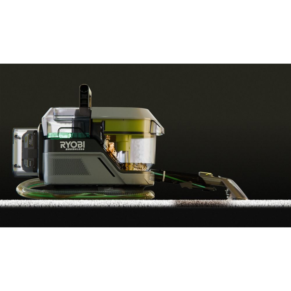 RYOBI 18V ONE+ CORDLESS BRUSHLESS SWIFT CLEAN STAIN REMOVER, BARE TOOL [RDC18BL-0]