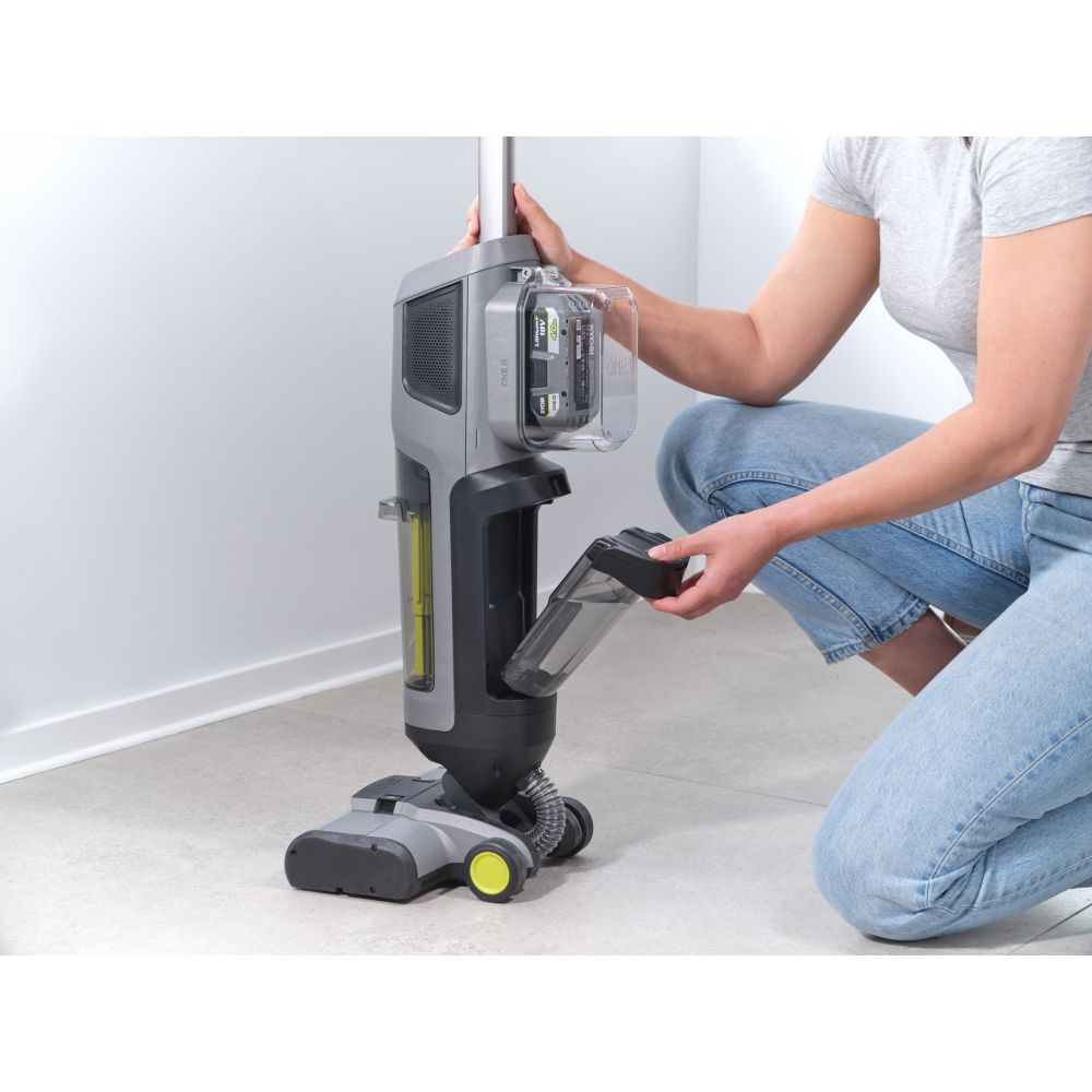 RYOBI 18V ONE+ CORDLESS BRUSHLESS HARD FLOOR CLEANER, BARE TOOL [RHFC18BL-0]
