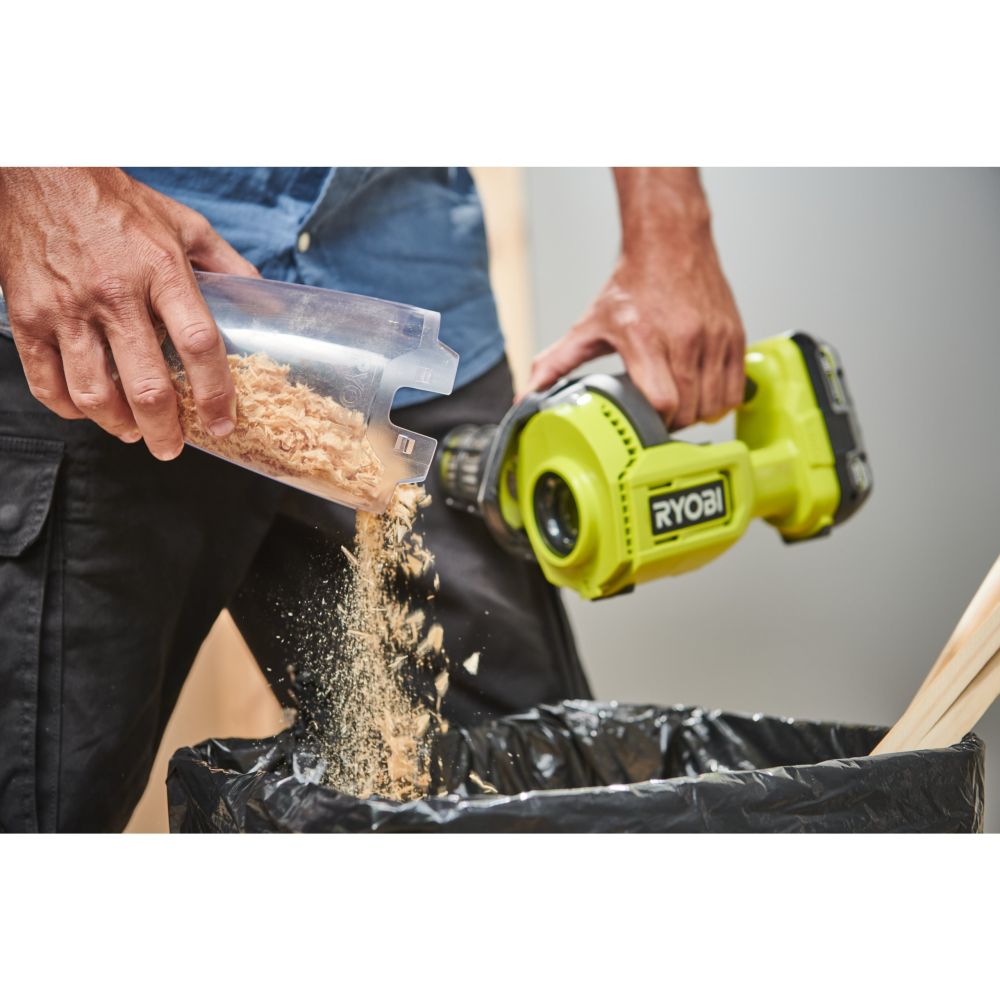 RYOBI 18V ONE+ CORDLESS HAND VACUUM, BARE TOOL [RHV18-0]