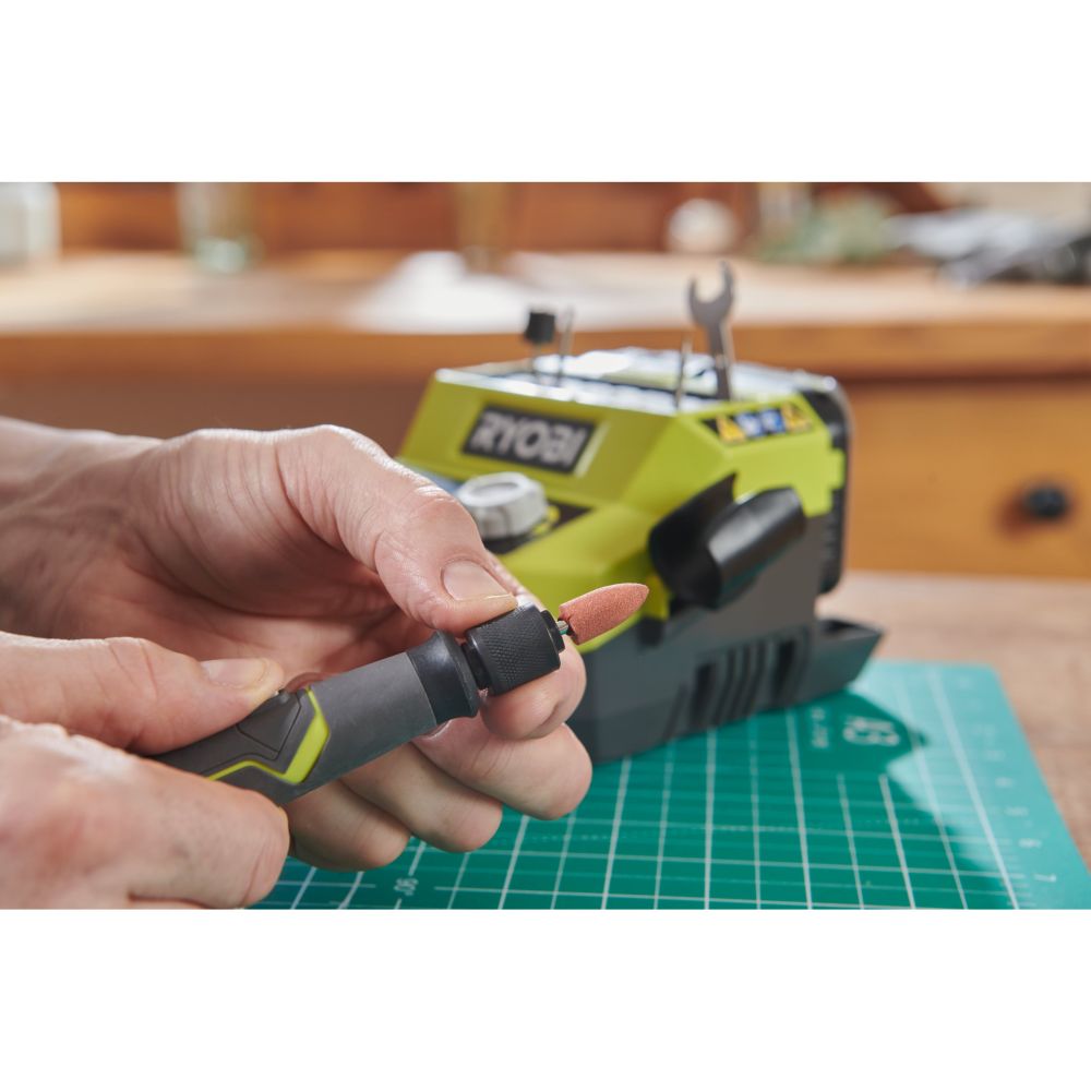 RYOBI 18V ONE+ ROTARY TOOL STATION, WITH 35 ACCESSORIES, BARE TOOL [RRTS18-0A35]