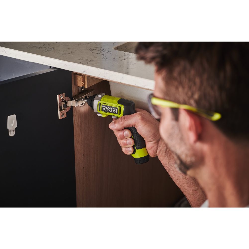 RYOBI 4V USB LITHIUM CORDLESS SCREWDRIVER, 1X4V 2.0 BATTERY [RSD4-120T]