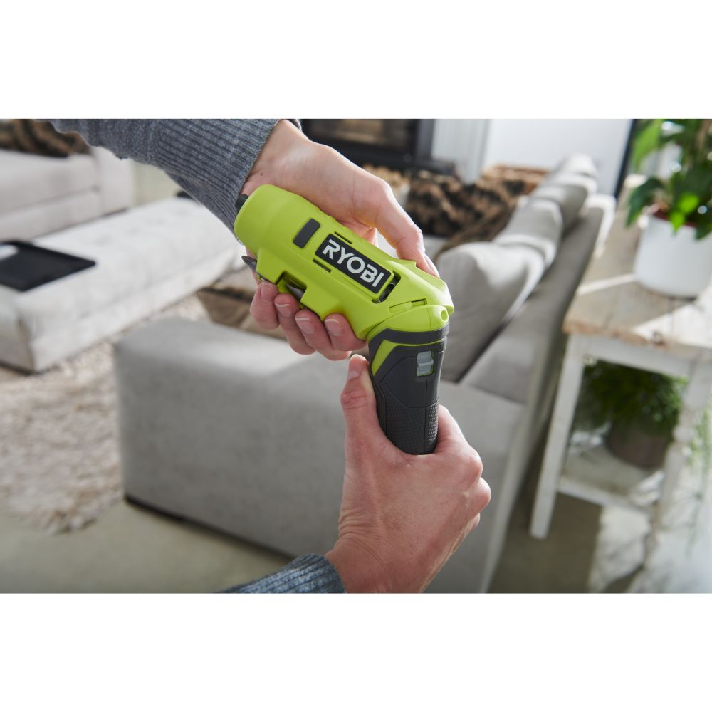 RYOBI 4V USB LITHIUM CORDLESS PIVOTING SCREWDRIVER, 1X4V 2.0 BATTERY [RSDP4-120G]