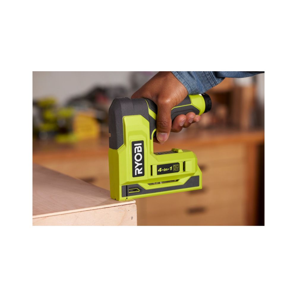RYOBI 4V USB LITHIUM CORDLESS STAPLER, BARE TOOL [RST4-0]