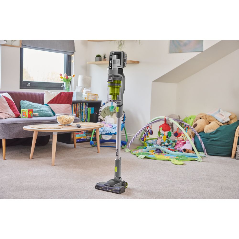 RYOBI 18V ONE+ CORDLESS STICK VACUUM KIT, 1 X 4.0 AH BATTERY, CHARGER [RSVS18-1C40G]