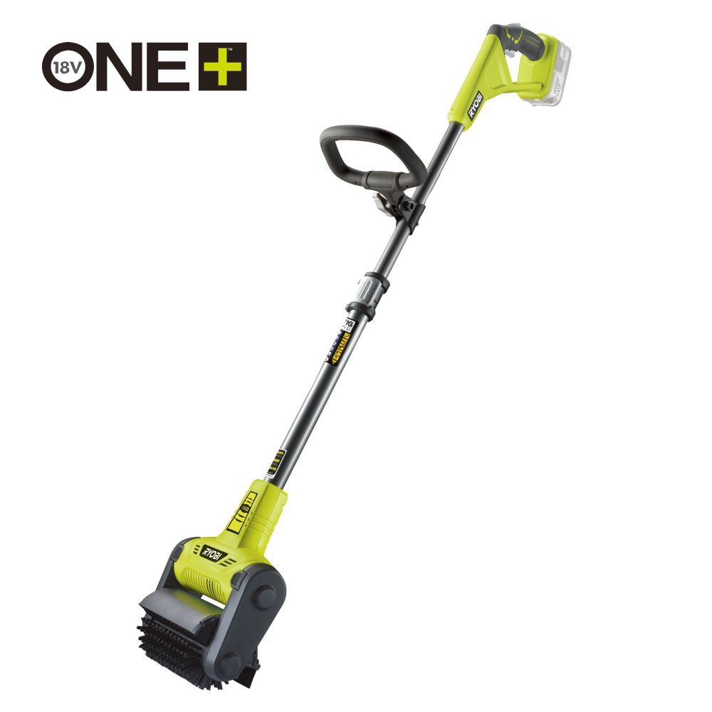 RYOBI 18V ONE+ CORDLESS PATIO CLEANER WITH SCRUBBING BRUSH, BARE TOOL [RY18PCB-0]