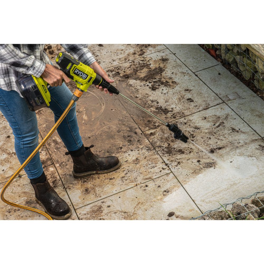 RYOBI 18V ONE+ HP CORDLESS BRUSHLESS POWER WASHER, BARE TOOL, 41 BAR [RY18PWX41A-0]