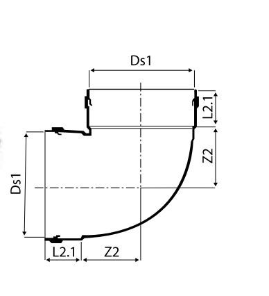 UPVC SOIL ELBOW 871/2 DEG RR /SP 160MM