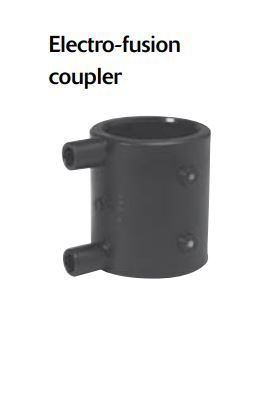 HDPE ELECTROFUSION COUPLER (WAVIDUO) 110MM